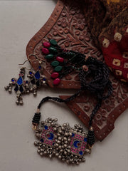 NEELI VINTAGE SET [Includes a choker and earrings]