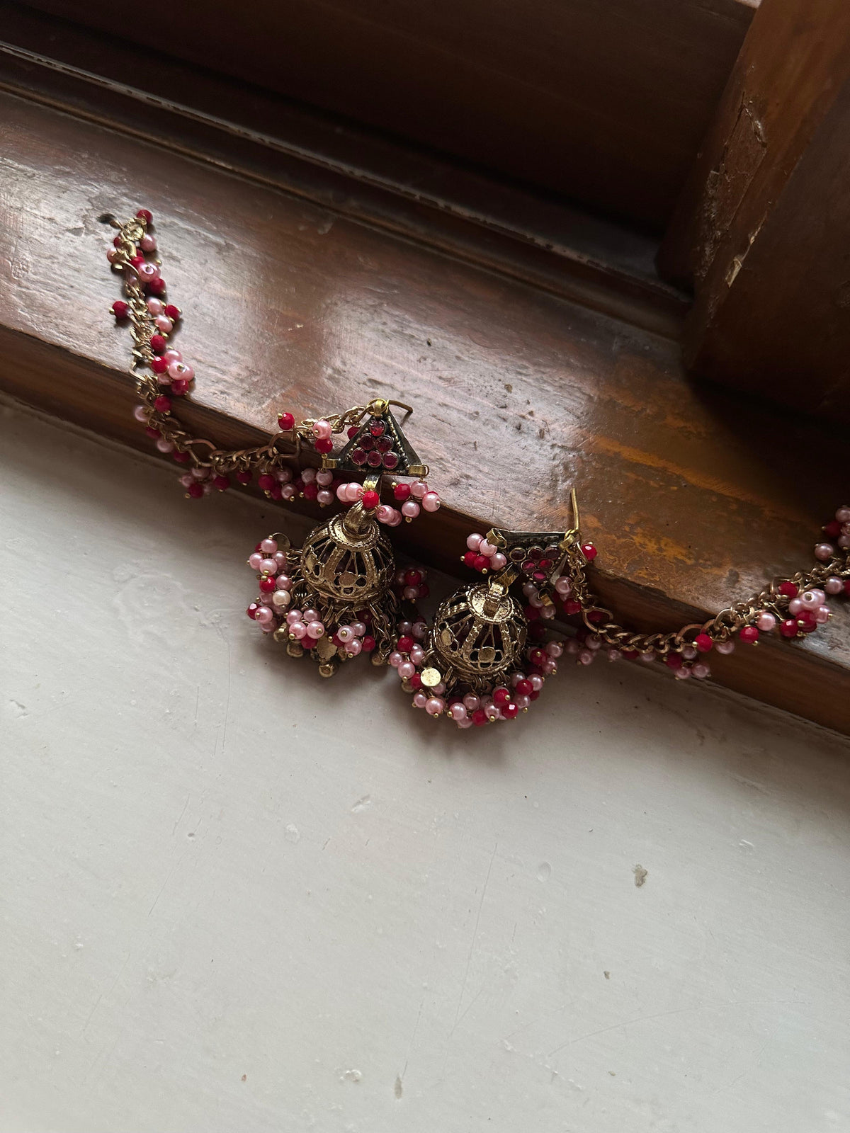 LALEH VINTAGE JHUMKA WITH SAHARAY