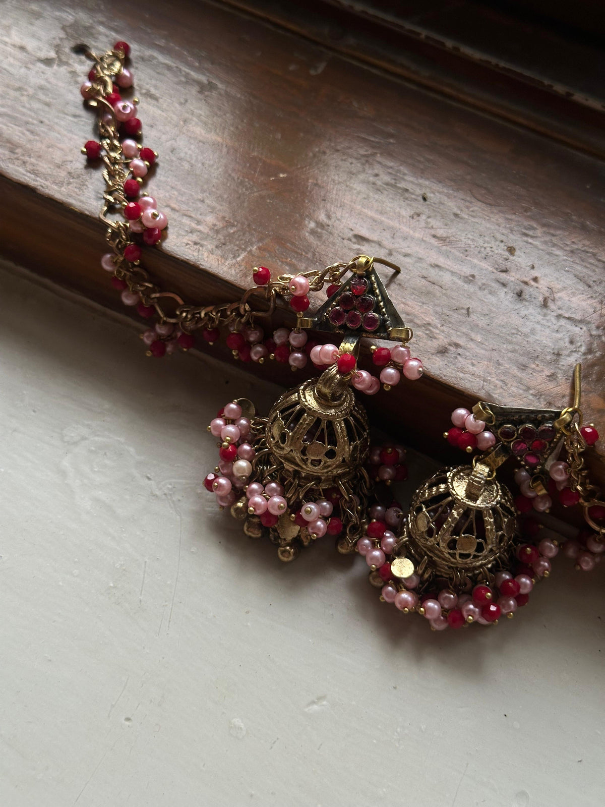 LALEH VINTAGE JHUMKA WITH SAHARAY