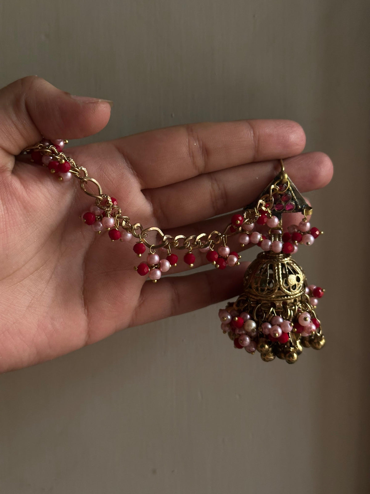 LALEH VINTAGE JHUMKA WITH SAHARAY