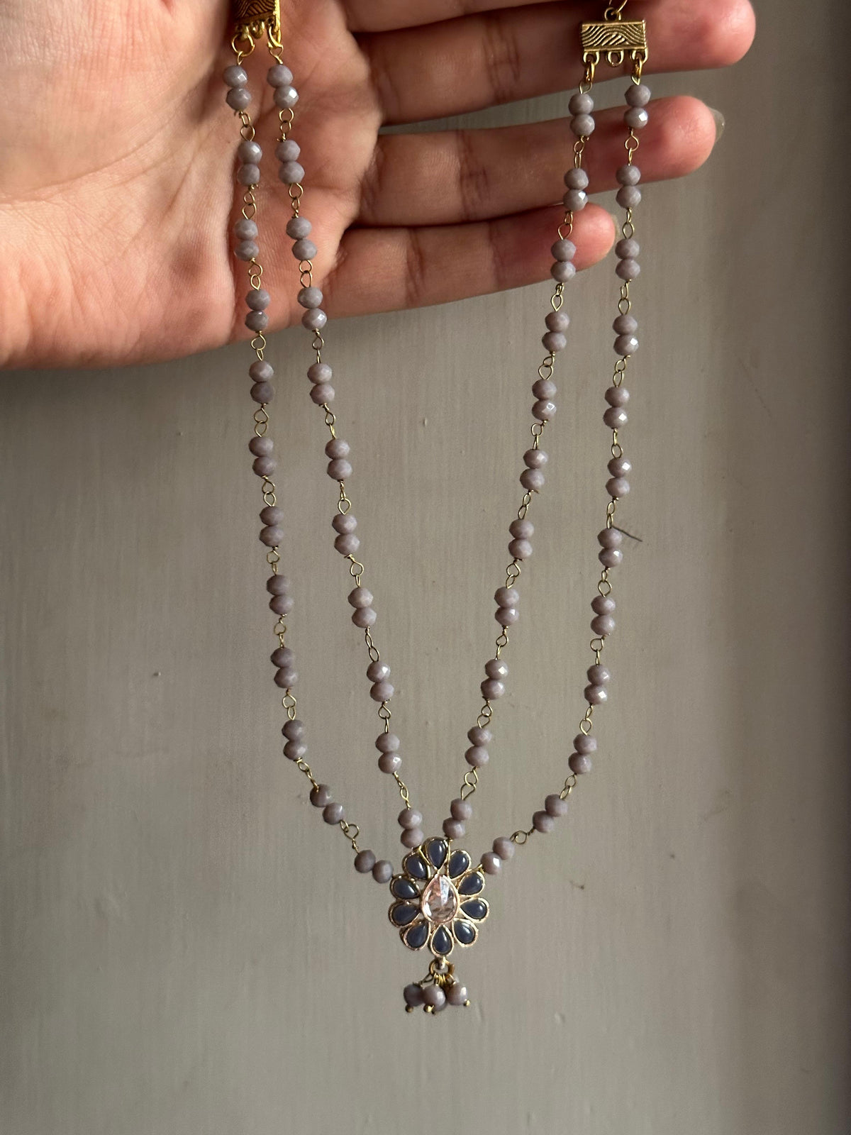 INDIAN MOTIF NECKPIECE  [GET MATCHING BALI FREE]
