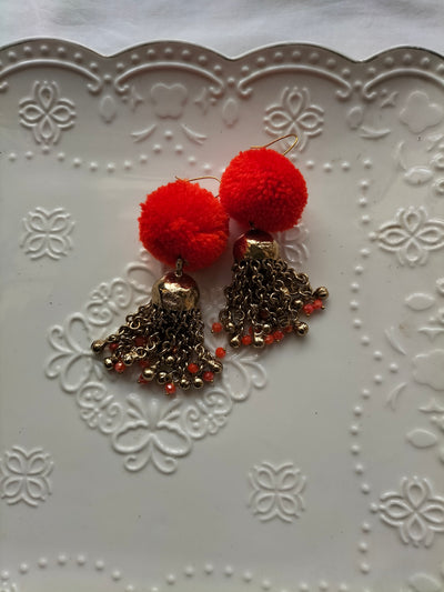 TANGERINE TRADITIONAL JHUMKA