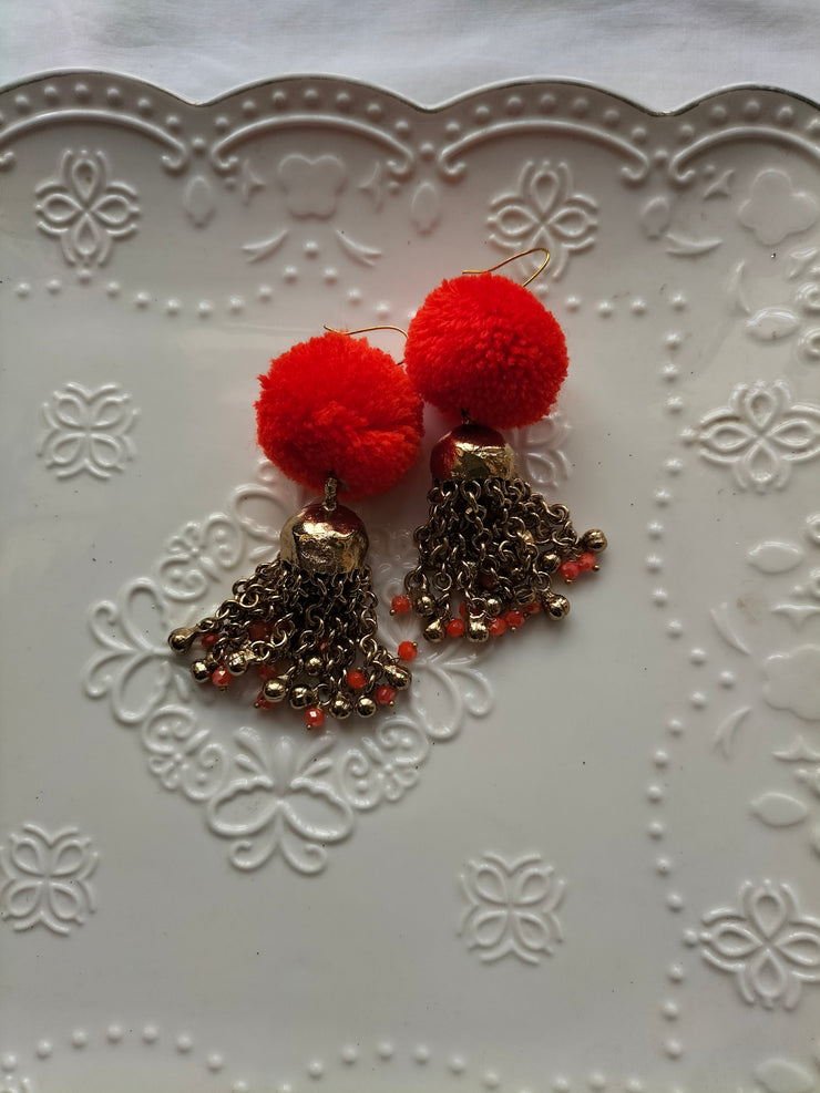 TANGERINE TRADITIONAL JHUMKA