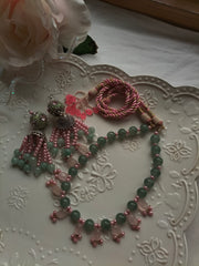 BLOSSOM SET (NECKLACE AND JHUMKA)