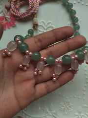 BLOSSOM SET (NECKLACE AND JHUMKA)