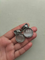 ELEPHANT EARSTUD (GREY STONE)