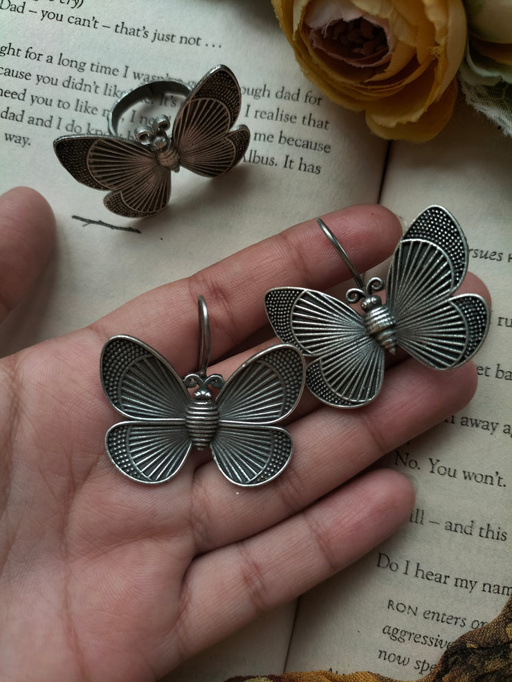 BUTTERFLY EAR CUFFS