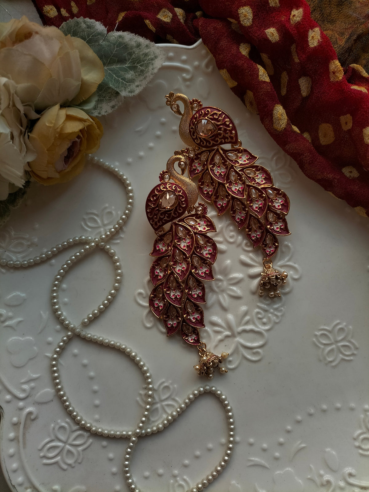 NAKSH -E - TAVUS (red)