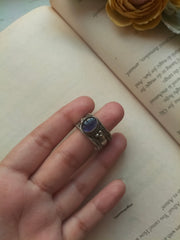 DILRUBA RINGS (narrow purple stone)