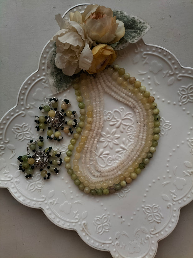 RADIANT LEMON ELEGANCE MALA SET