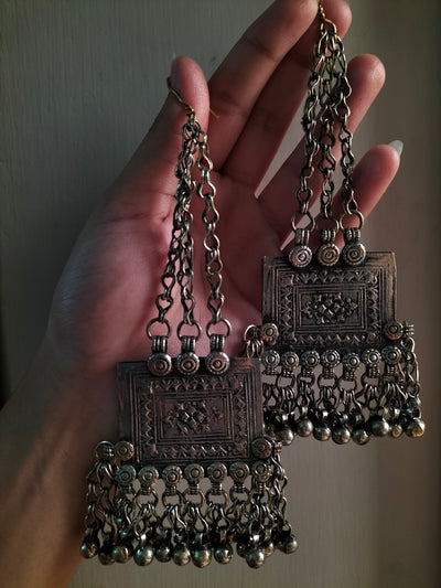 VINTAGE CUBE EARRINGS