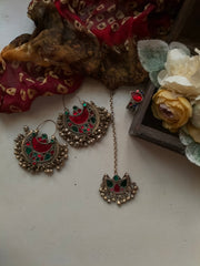VINTAGE BALI SET (includes Bali Pair, a Teeka and a Ring)