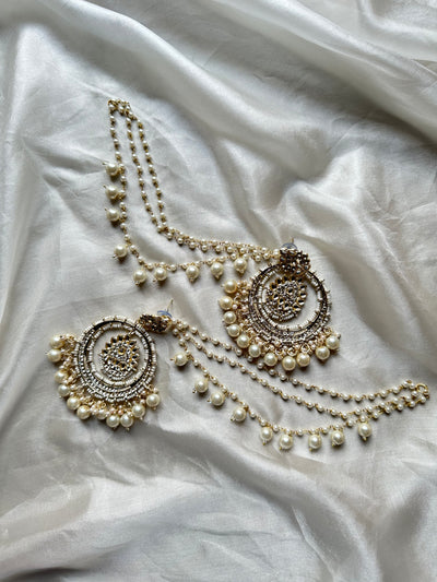 GOHAR E KHURSHEED EARRINGS [with saharay]