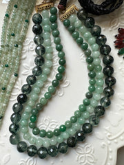 KHWABEEDA  SET [Choker, Mala and Jhumka pair in silver lacquer polish]