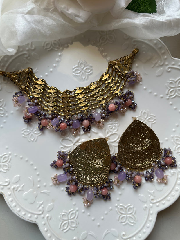 ESHALINA SET – The poetry of pinks, purples, and golden echoes.”