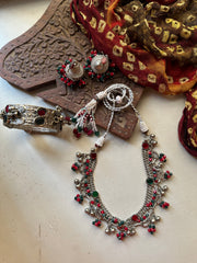 ZUNAIRA  VINTAGE  SET [includes choker, jhumka pair and handcuff]