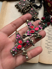 YASMEEN VINTAGE SET [CHOKER WITH EARRINGS]