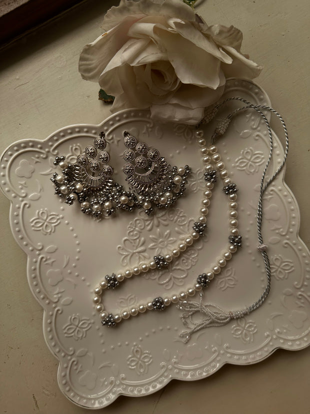 ABGEENA MALA SET [INCLUDES MALA AND EARRINGS]