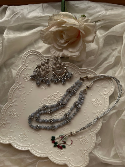 JAWERIYA MALA SET [INCLUDES A MALA AND EARRINGS PAIR]