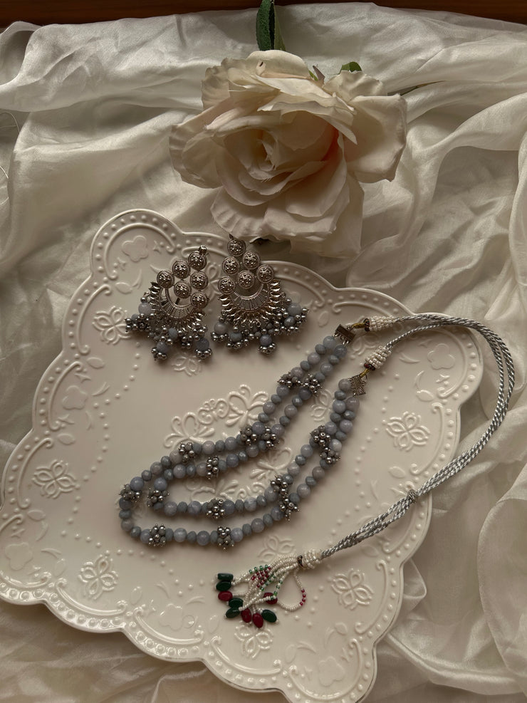 JAWERIYA MALA SET [INCLUDES A MALA AND EARRINGS PAIR]