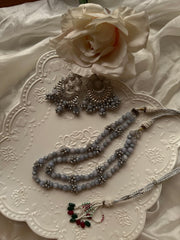 JAWERIYA MALA SET [INCLUDES A MALA AND EARRINGS PAIR]