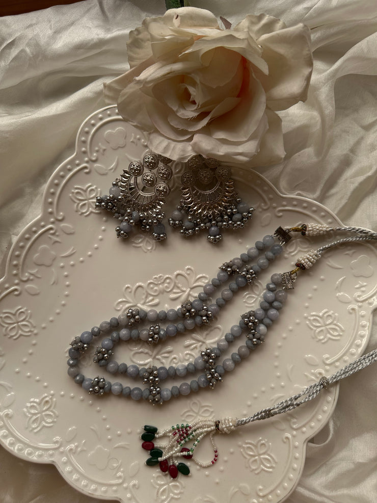 JAWERIYA MALA SET [INCLUDES A MALA AND EARRINGS PAIR]