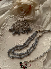 JAWERIYA MALA SET [INCLUDES A MALA AND EARRINGS PAIR]
