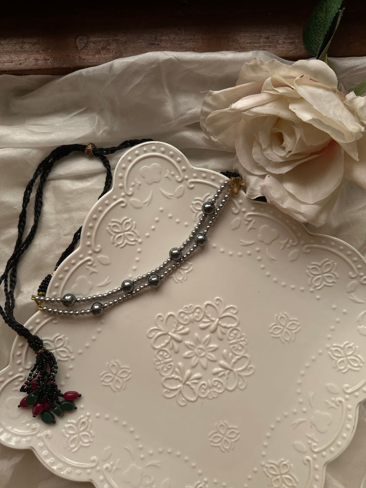 JAWERIYAA CHOKER [REAL SHELL PEARLS]