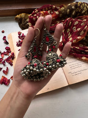 GULNAAR VINTAGE JHUMKA WITH SAHARAY