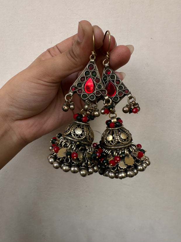 GULNAAR VINTAGE JHUMKA WITH SAHARAY