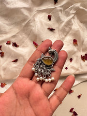 MOR PANKH  RING [YELLOW]