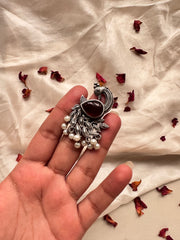 MOR PANKH  RING [RED]