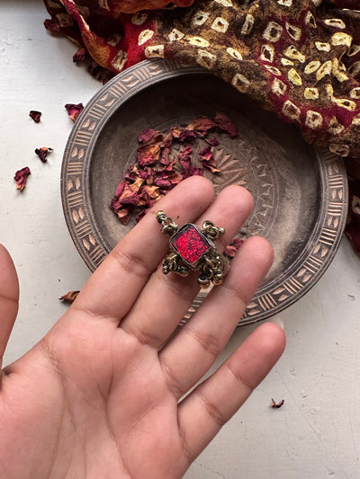 CHOKOR VINTAGE RING [RED]