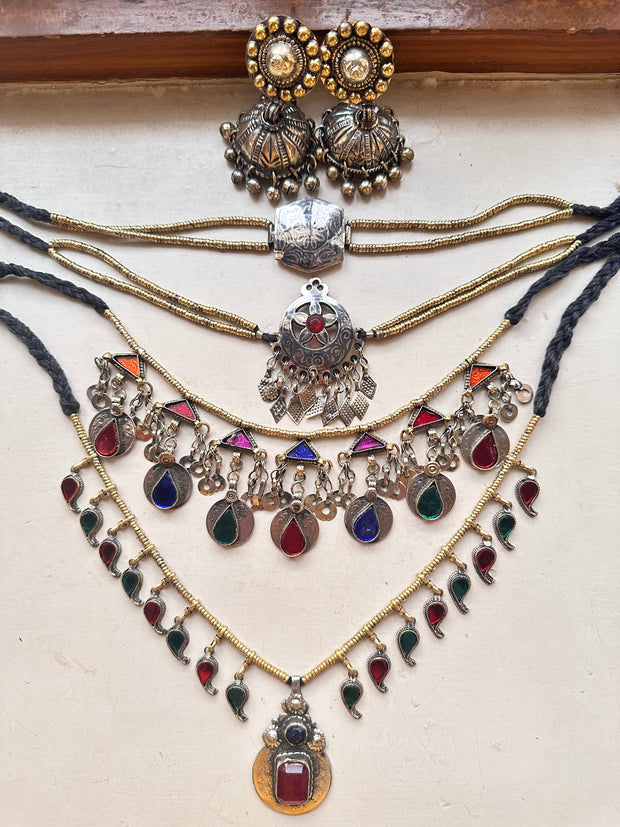 ZARMEENA VINTAGE CHOKER [FEEROZI STONE]