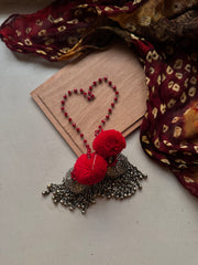 GULNAAR VINTAGE JHUMKA [WITH SAHARAY]