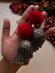 GULNAAR VINTAGE JHUMKA [WITH SAHARAY]
