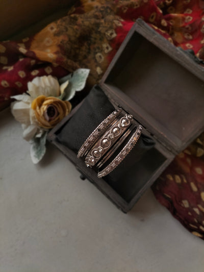 SILVER GRACE BANGLES