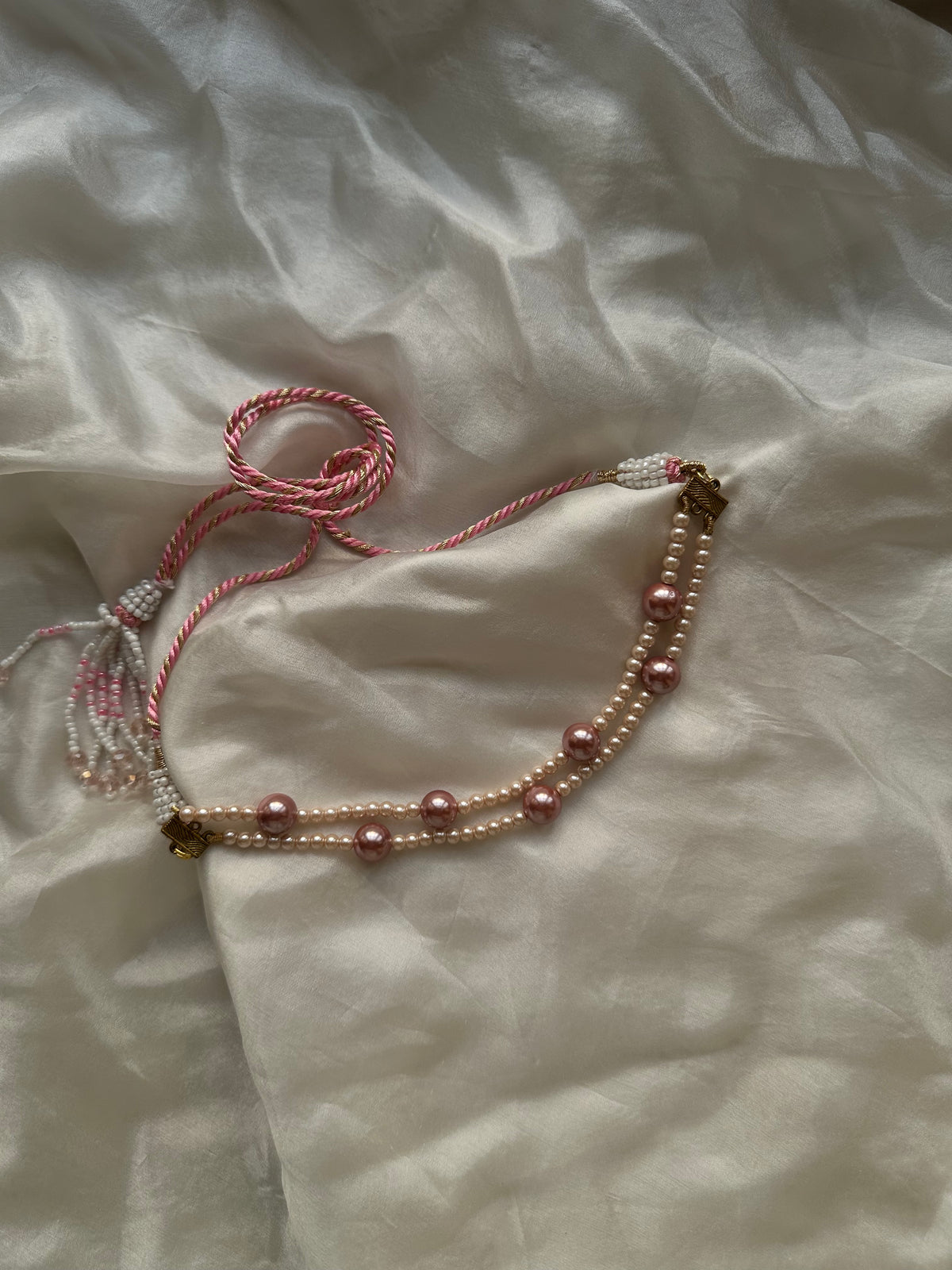 PEARL WHISPER CHOKER [PINK SHELL PEARLS]
