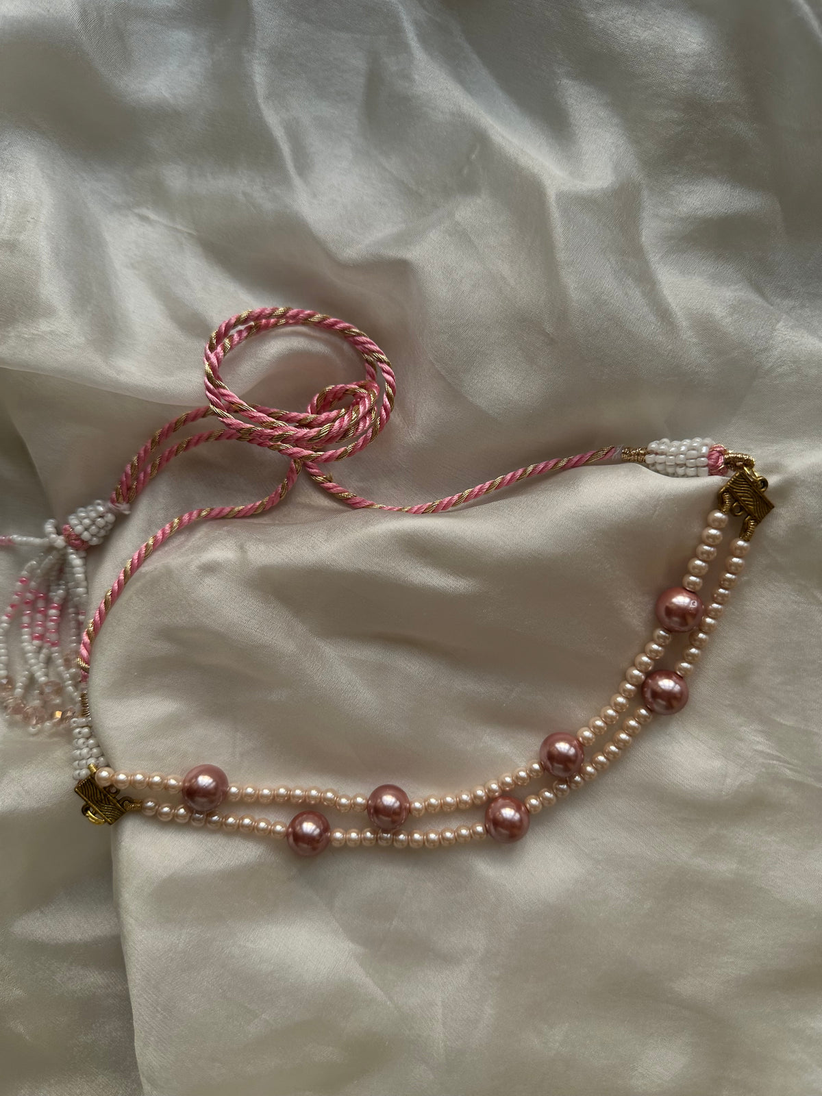 PEARL WHISPER CHOKER [PINK SHELL PEARLS]