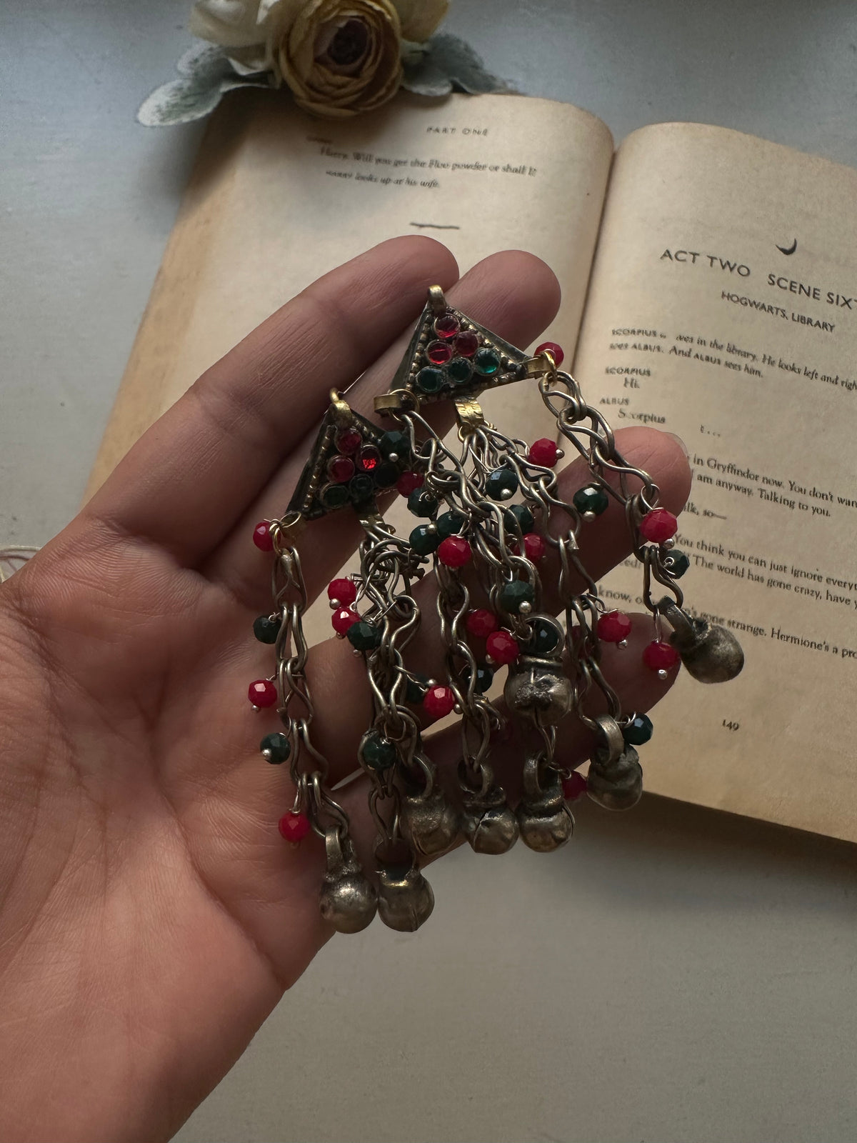 AANYAA MALA SET [INCLUDES A MALA AND EARRINGS PAIR]