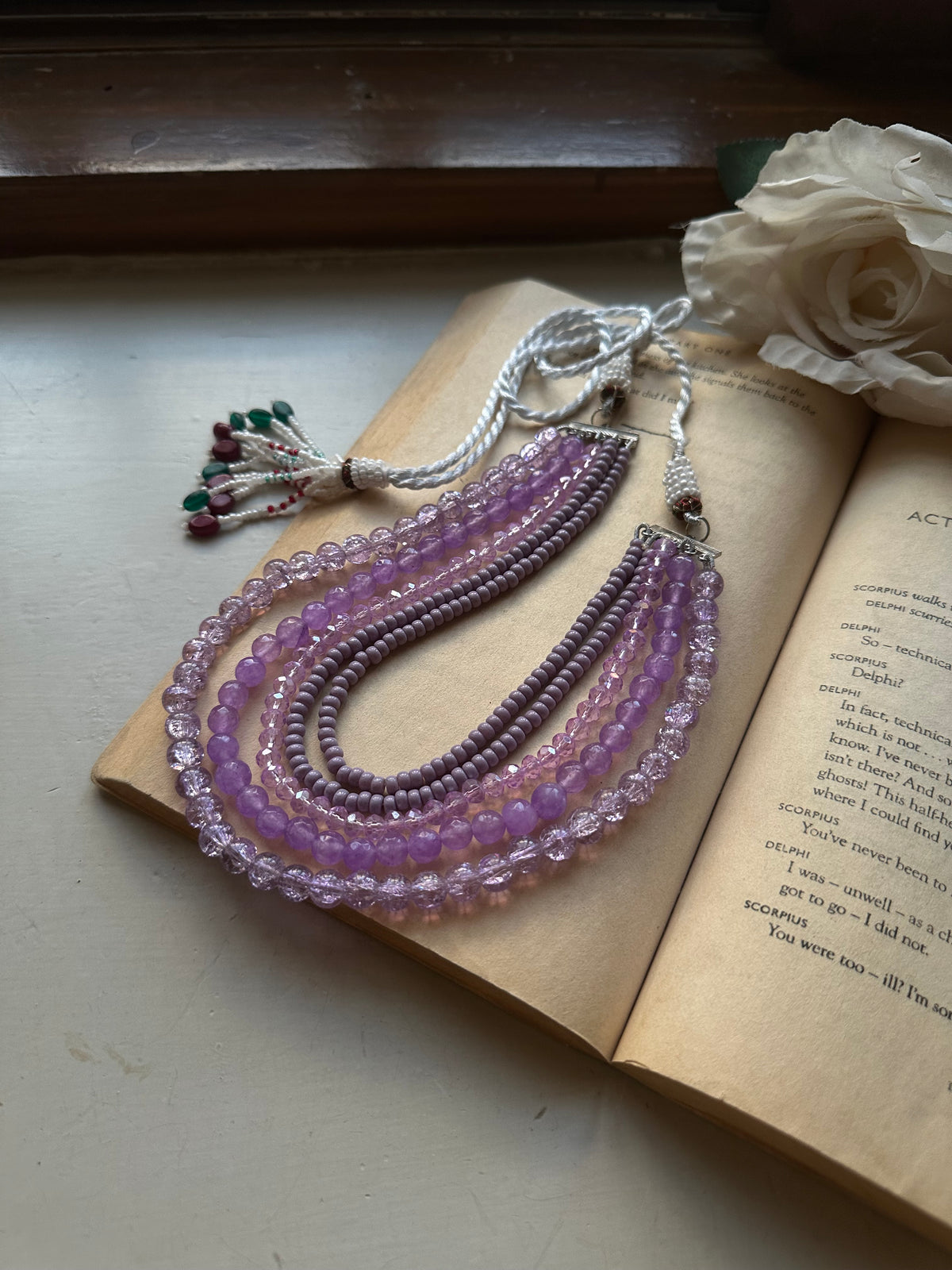 IRIS MALA  [GET MATCHING EARSTUDS FREE]
