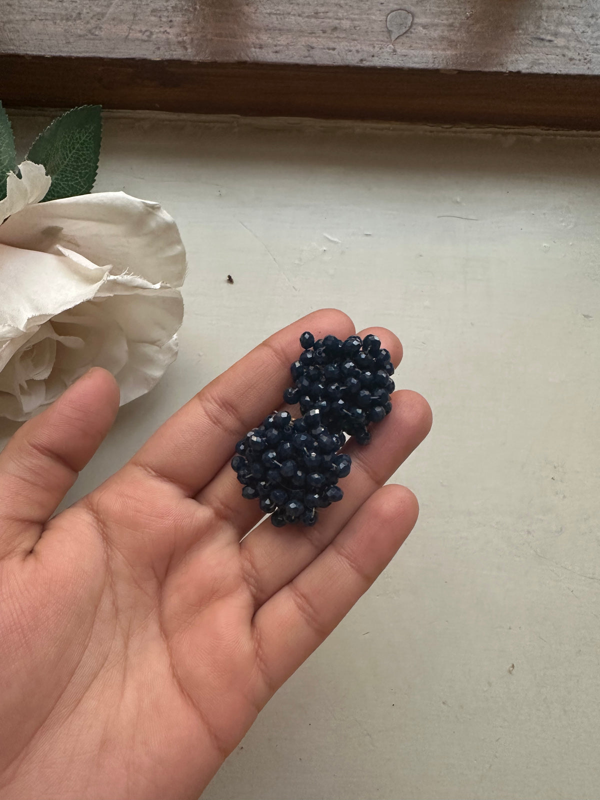 HIRAA EARSTUDS [BLUE]
