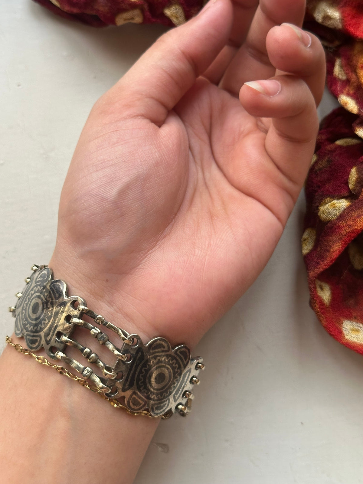MEENAKAARI VINTAGE BRACELET [WITHOUT STONE]