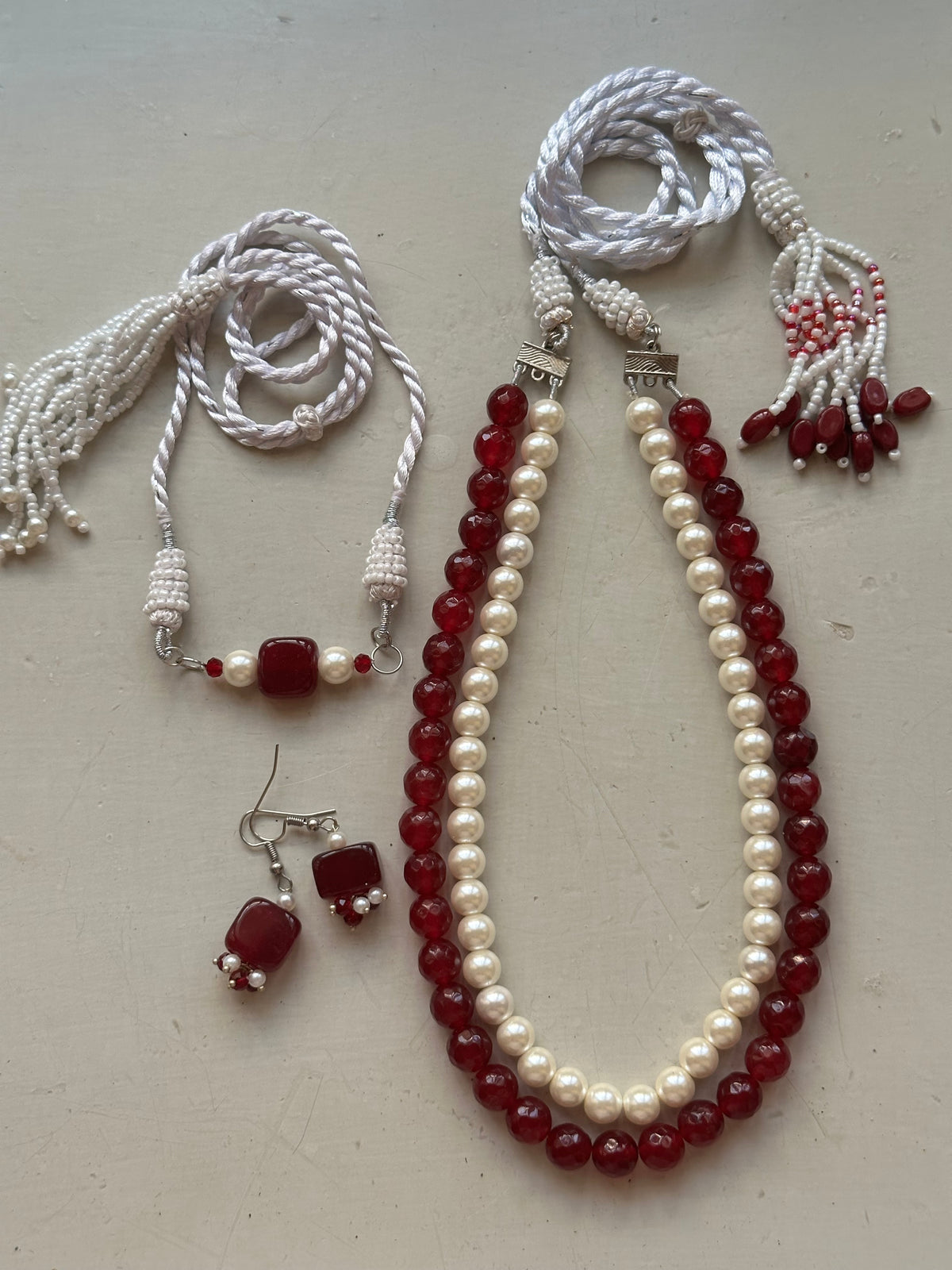 FAUZIA SET [INCLUDES CHOKER,  EARRINGS AND MALA]