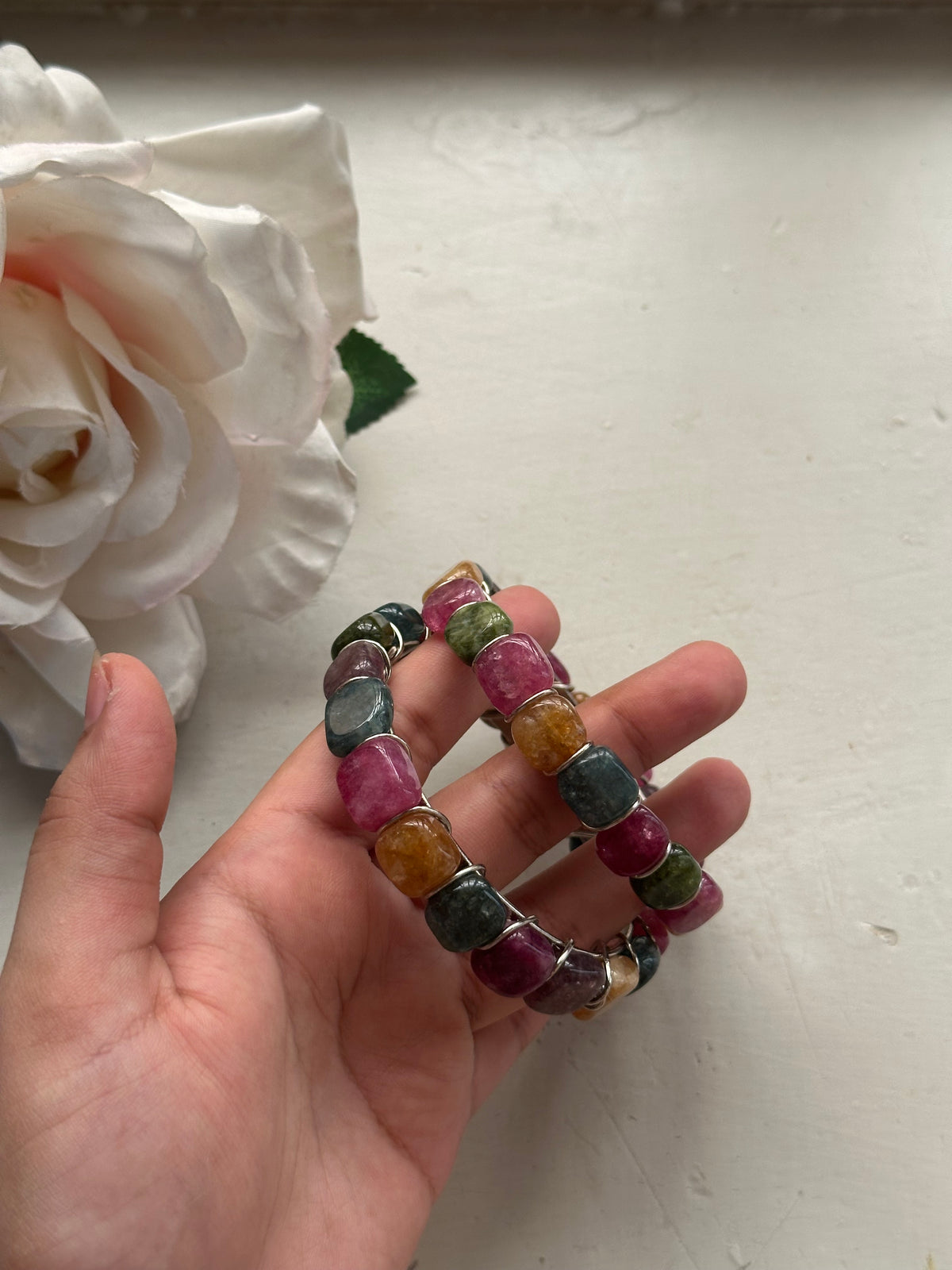 ALWINA BANGLES [SILVER POLISH] [MEDIUM SIZE] [ONE BANGLE]