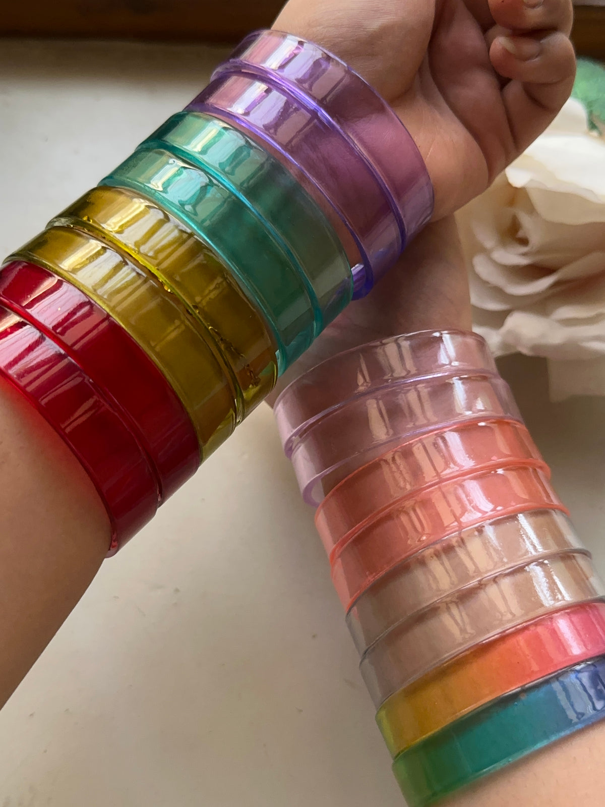 PARISAA BANGLES [WHITE] [PAIR] [2.6]