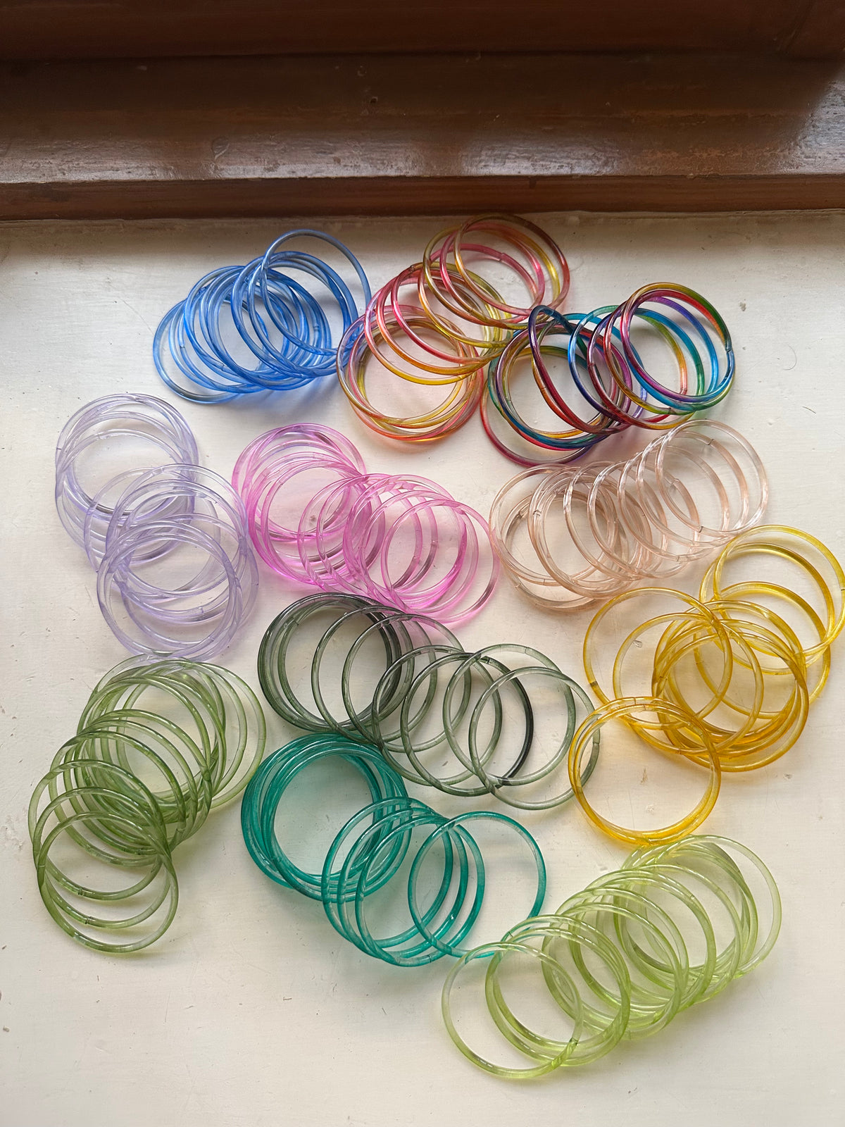 JELLY BANGLES [ONE DOZEN BANGLES] [MEDIUM SIZE]