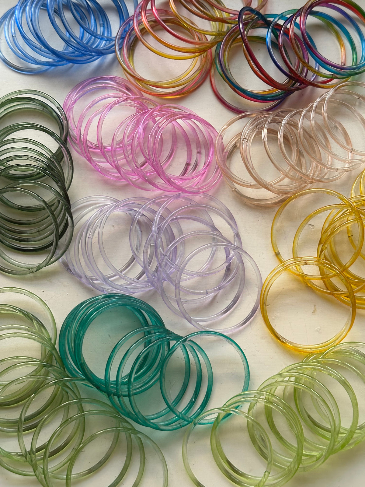 JELLY BANGLES [ONE DOZEN BANGLES] [MEDIUM SIZE]