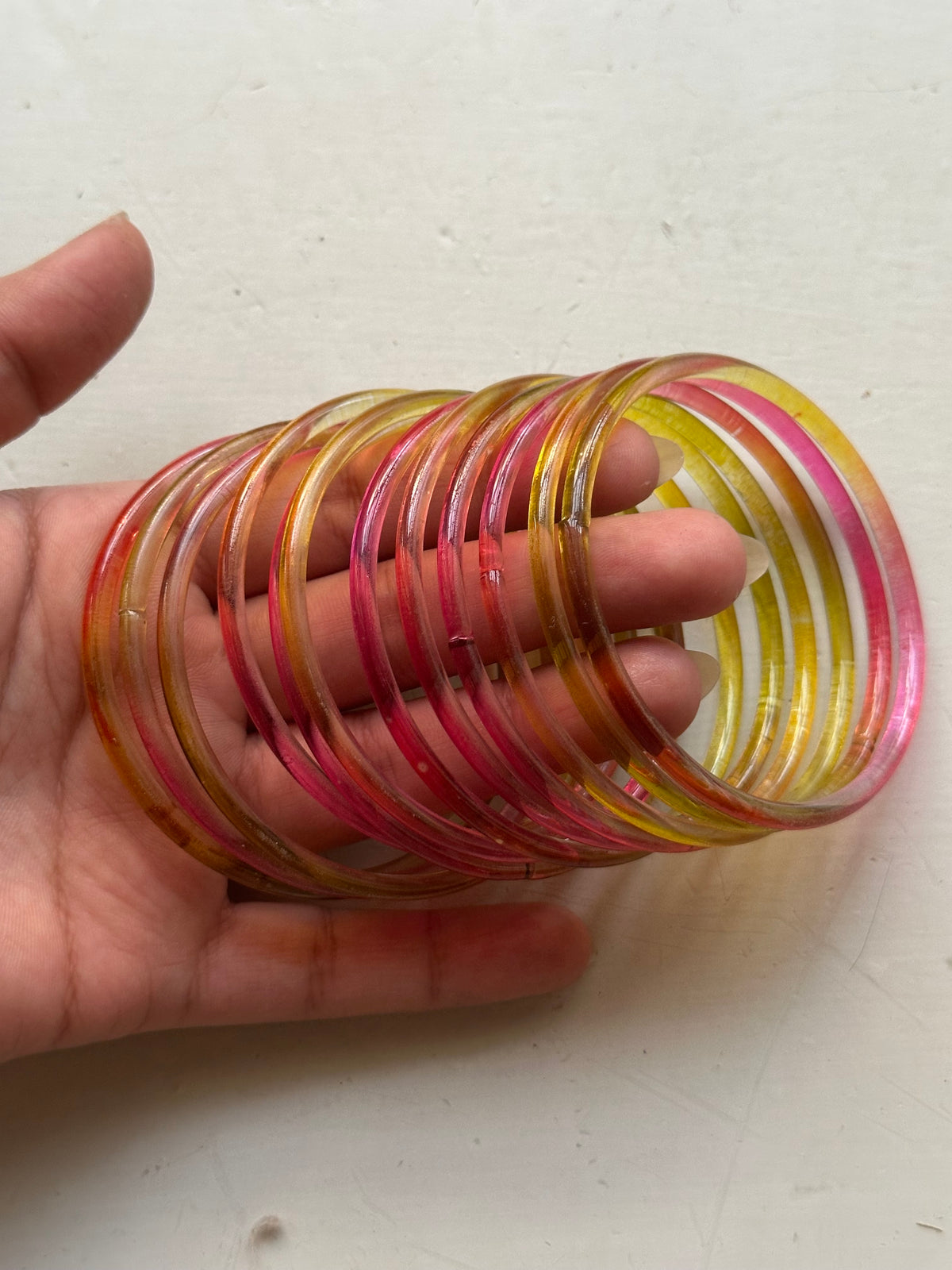 JELLY BANGLES [ONE DOZEN BANGLES] [MEDIUM SIZE]