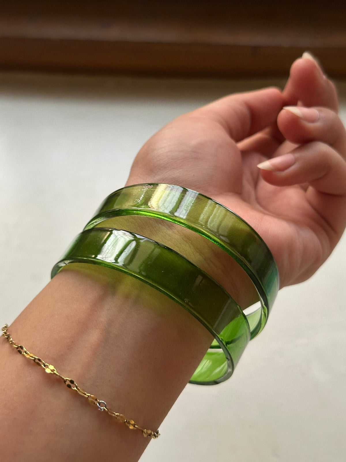 PARISAA BANGLES [GREEN] [PAIR] [2.6]